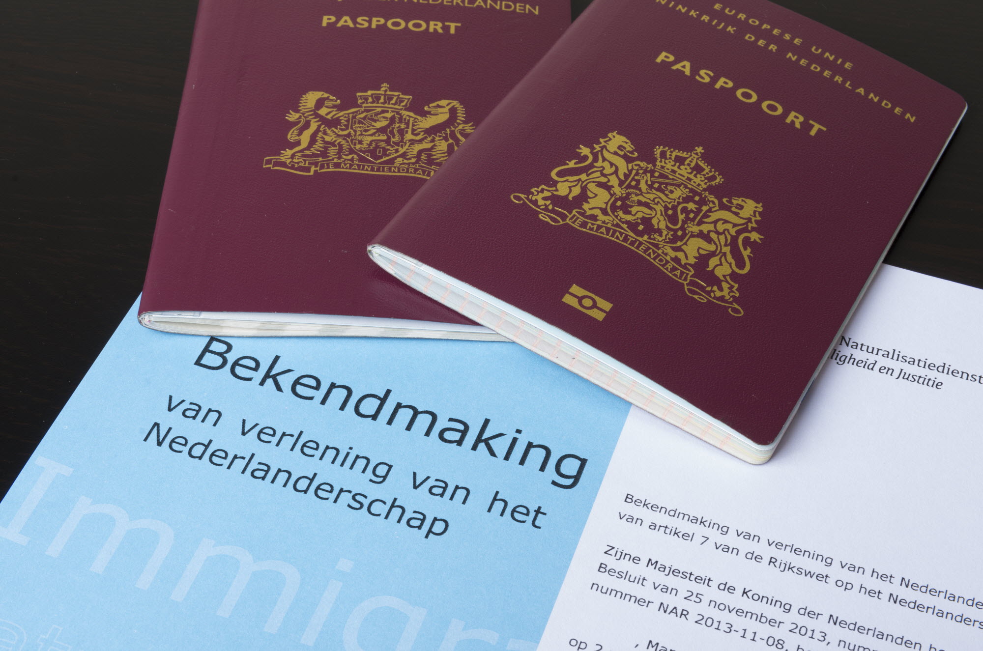 Foto van paspoorten Foto van paspoorten