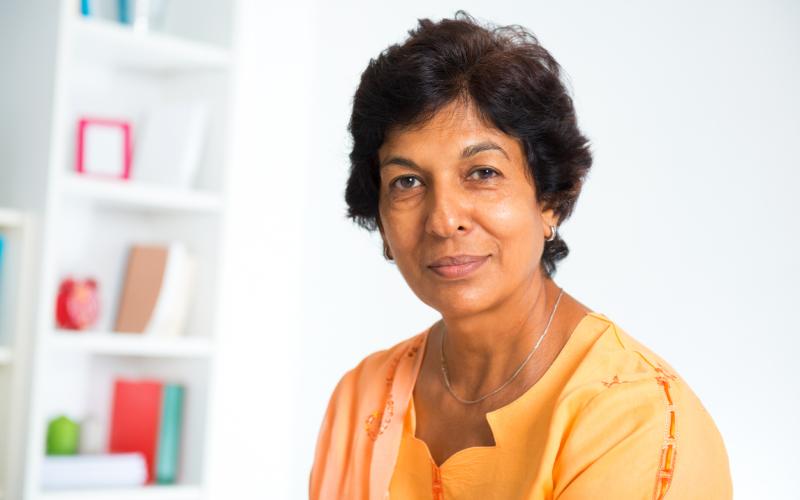 Foto van een vrouw Foto van een vrouw