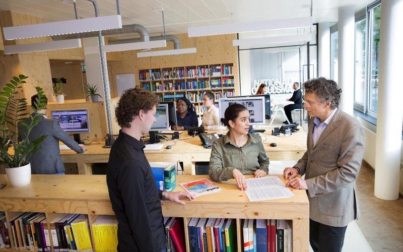 medewerkers van de Nationale ombudsman op het ombudsplein