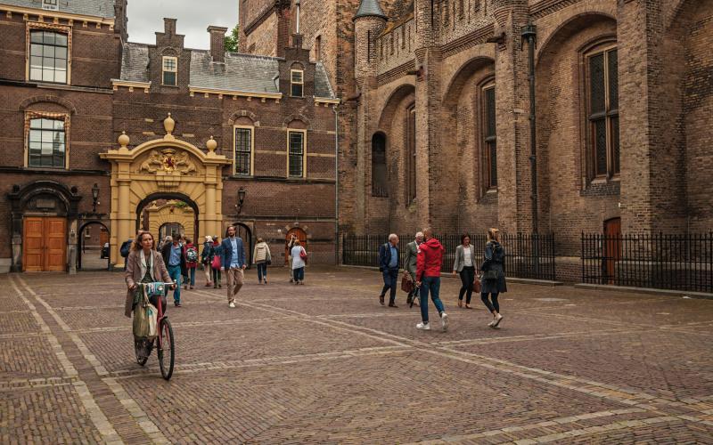 Het Binnenhof in Den Haag Het Binnenhof in Den Haag