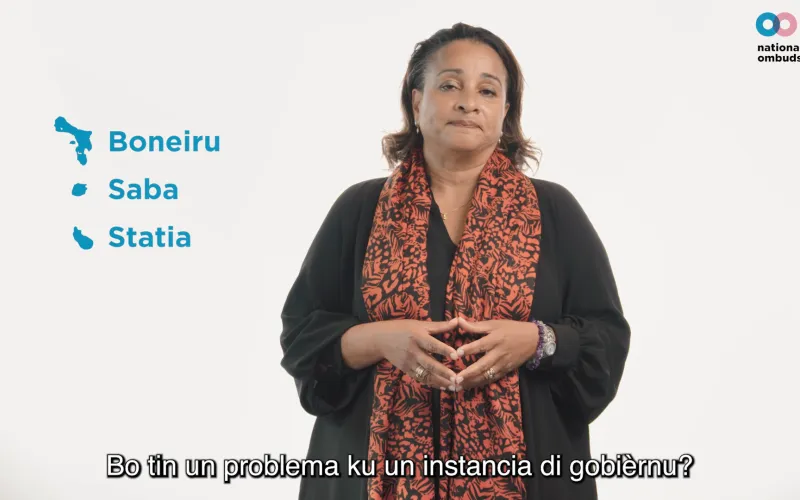 Swetlana talking about the National ombudsman