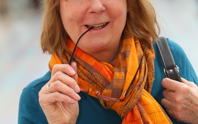 Foto van een vrouw Foto van een vrouw