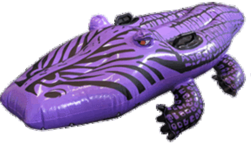paarse krokodil van plastic paarse krokodil van plastic