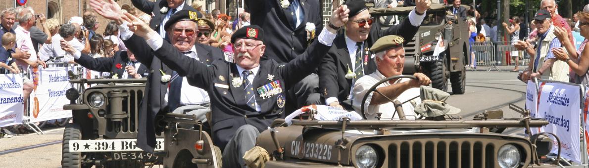 Foto van Veteranen tijdens Veteranendag