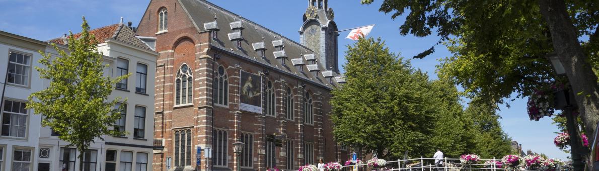 Gebouw universiteit in Leiden